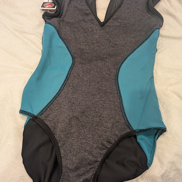 NWT Five The Label women’s L zip mesh back leotard - Picture 7 of 9